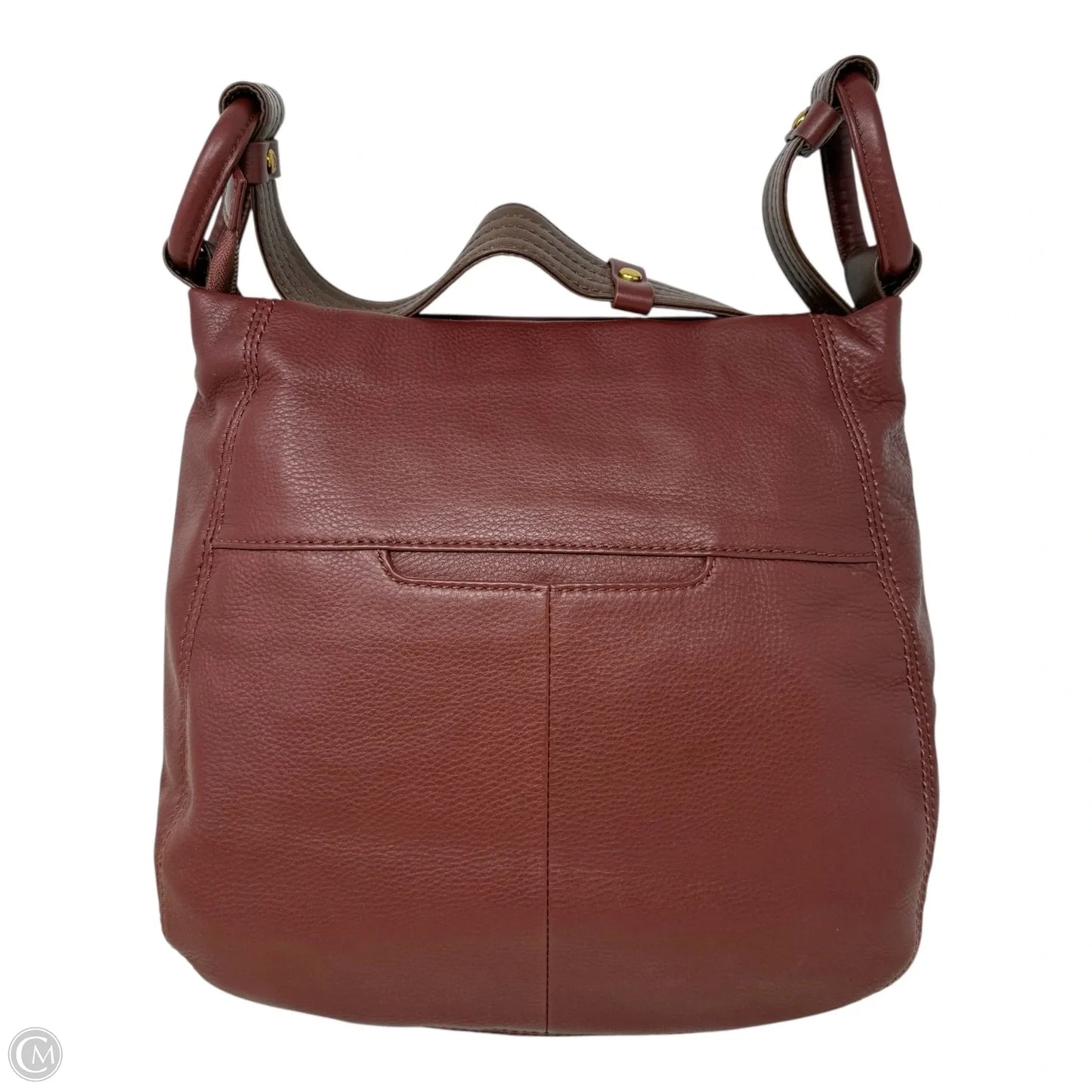 Mirage Leather Shoulder Bag By Hobo Intl, Size: Medium