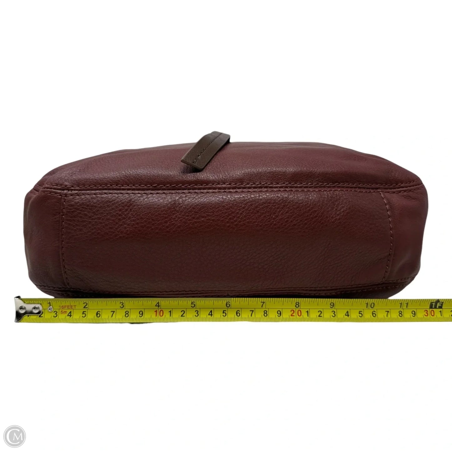 Mirage Leather Shoulder Bag By Hobo Intl, Size: Medium