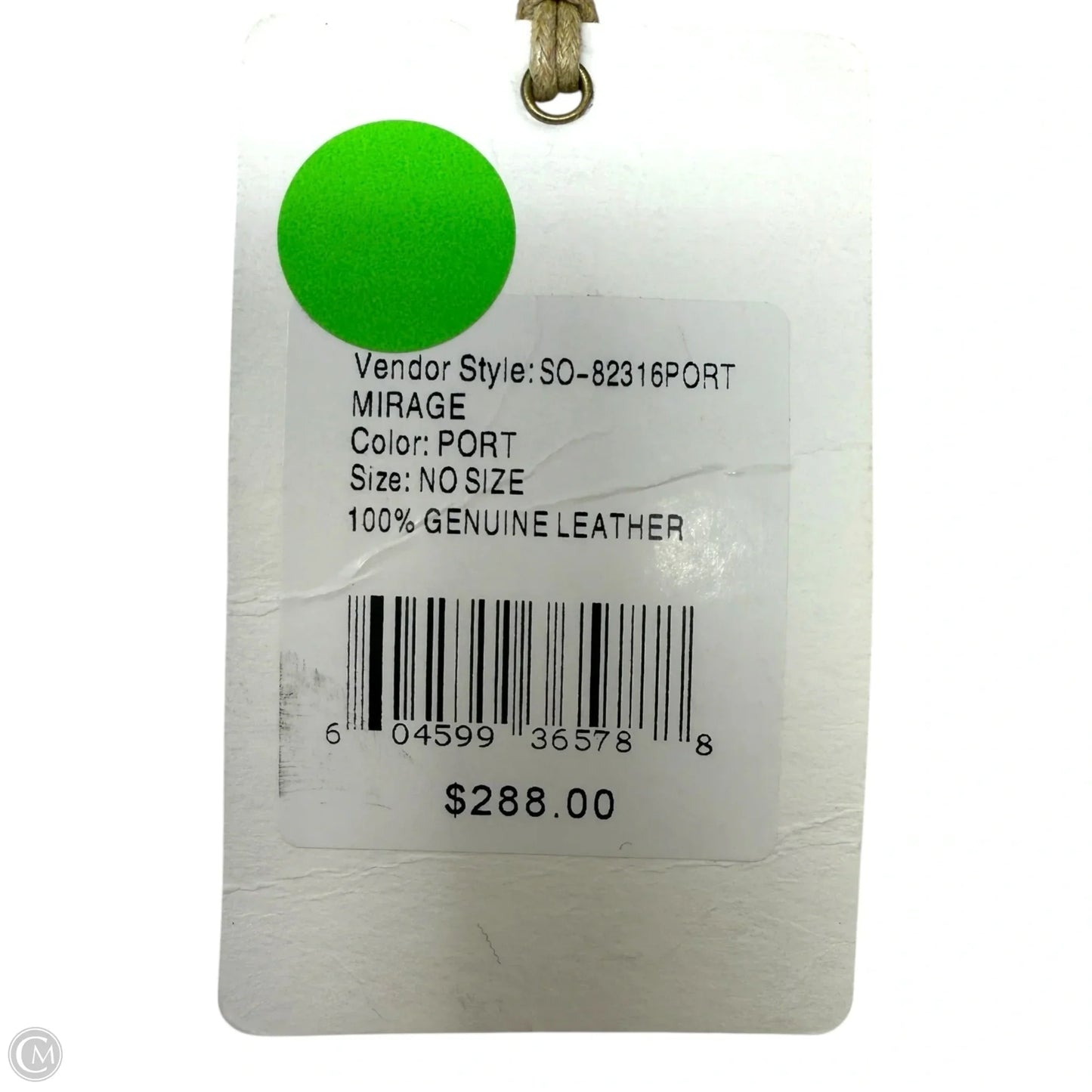 Mirage Leather Shoulder Bag By Hobo Intl, Size: Medium