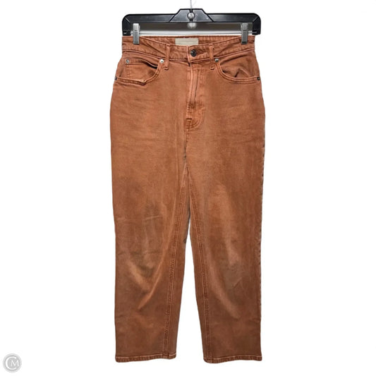 Way High Curvy Jeans Wide Leg By Everlane In Orange, Size: 2/26