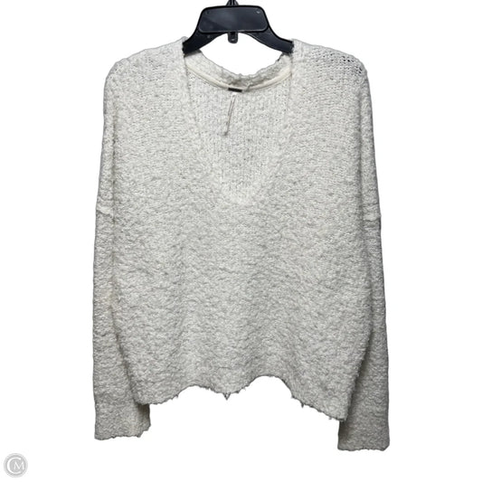 Sweater By Free People In White, Size: M
