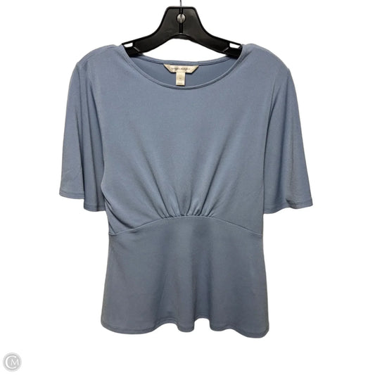 Top Short Sleeve By Banana Republic In Blue, Size: Xs
