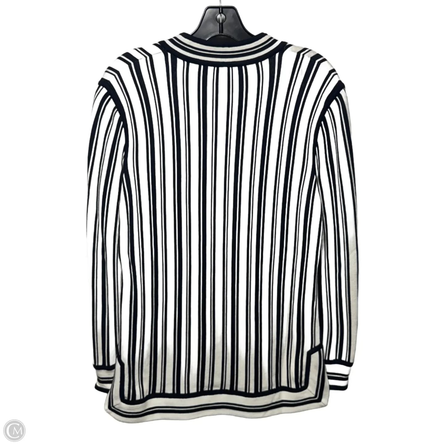 Gina Cotton Knit Tunic Designer By Tory Burch In Striped Pattern, Size: M