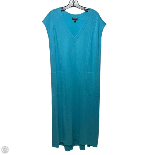 Dress Casual Maxi By J. Jill In Blue, Size: L