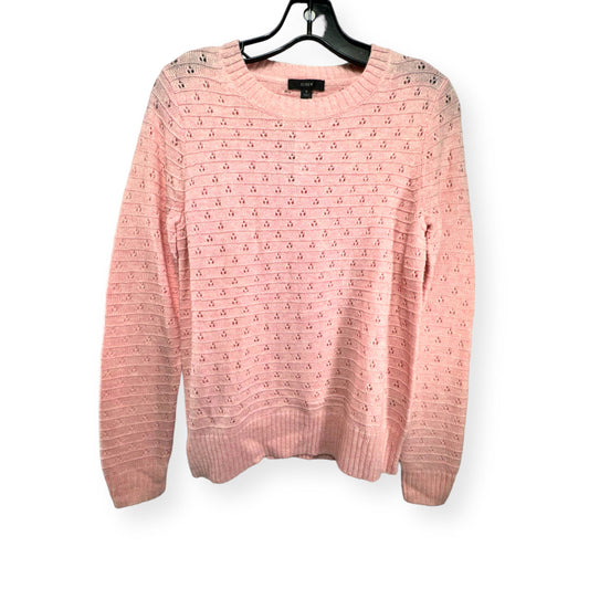 Pointelle Crewneck Sweater By J Crew  Size: S