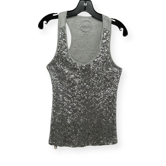 Sequined Grey Tank Top Inc, Size S