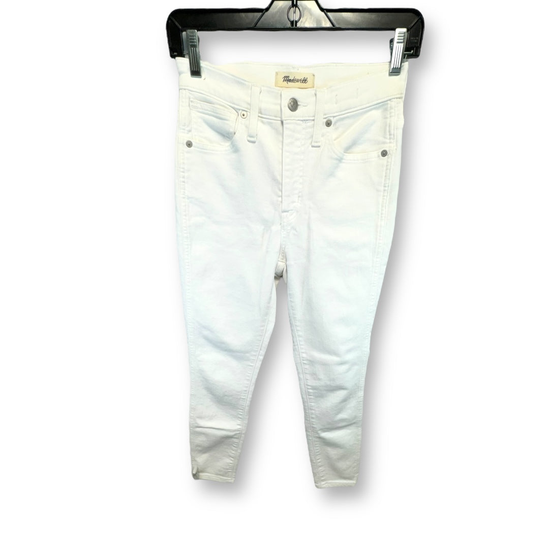 White Jeans Skinny Madewell, Size 0