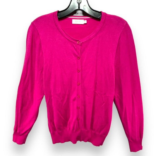 Sweater Cardigan By Danibe In Pink, Size: L