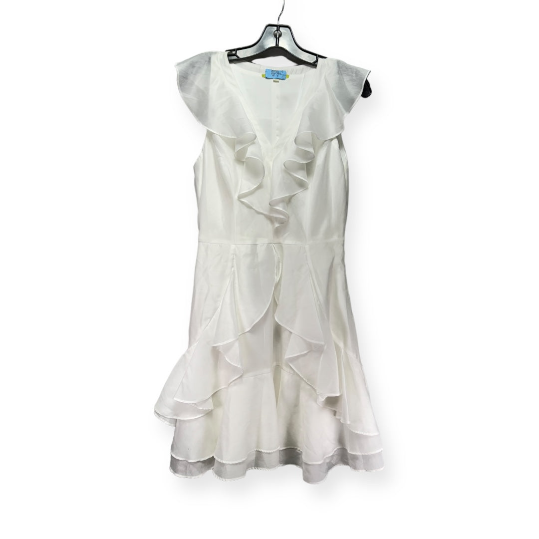 Isla Ruffle Flounce Hem Dress By Gianni Bini  Size: 4