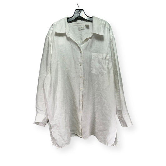 Linen Top Long Sleeve By Liz Claiborne  Size: 22