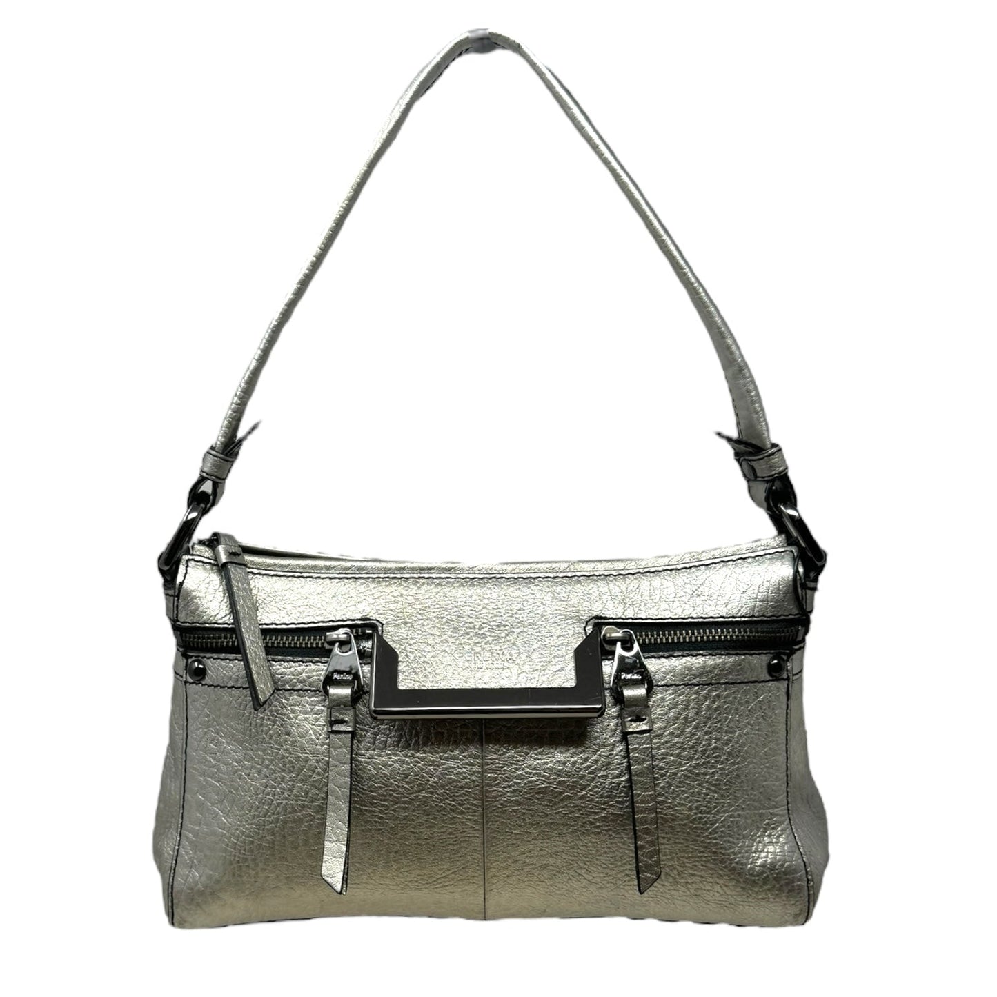 Metallic Shoulder Bag Perlina, Size Medium