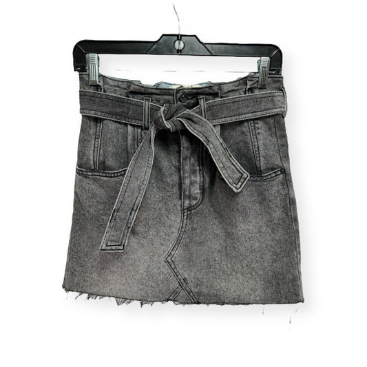 Black Denim Skirt Mini & Short We The Free, Size 00