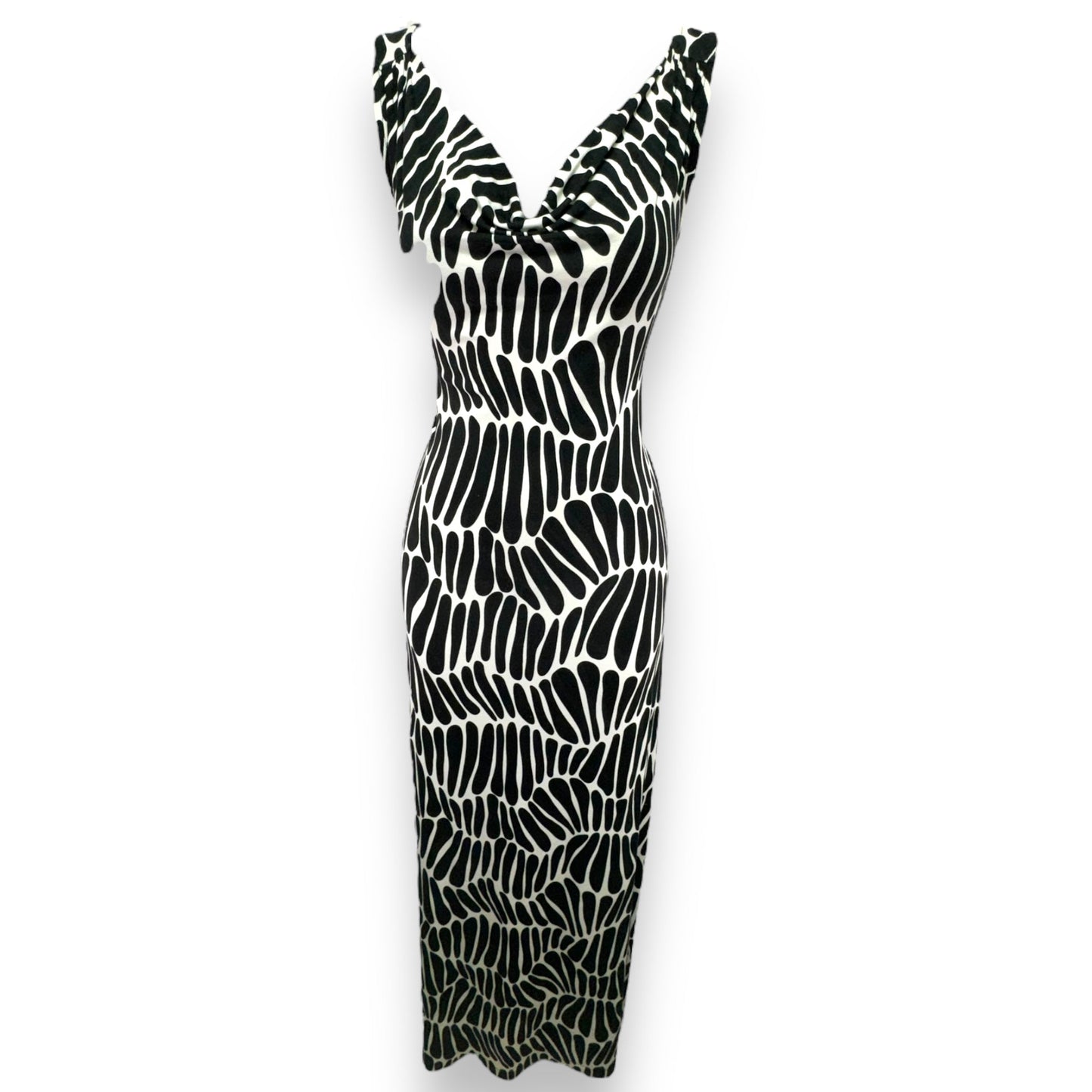 Dress Casual Maxi By Tommy Bahama In Black & White, Size: S