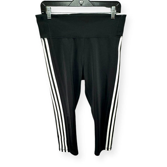 Black Athletic Capris Adidas, Size L