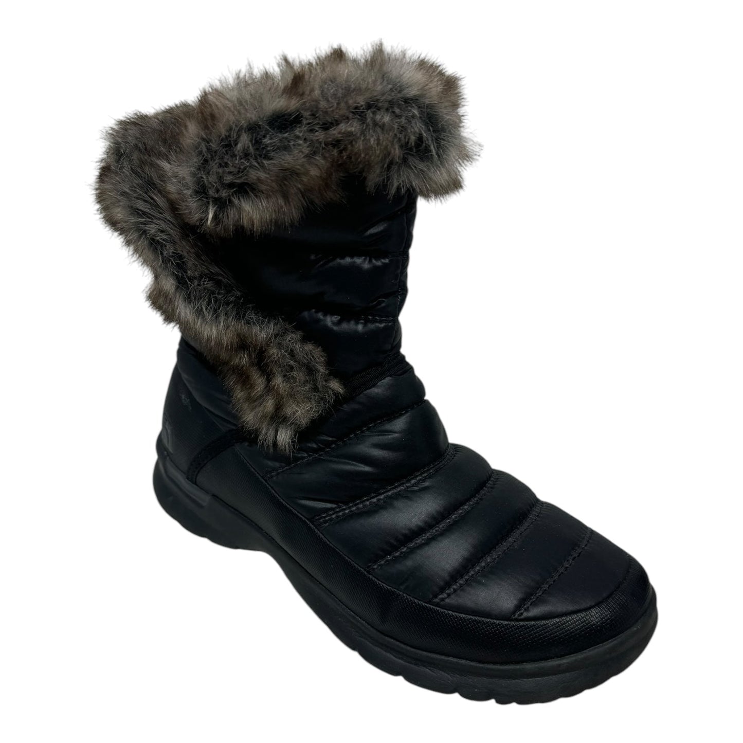 Thermoball Boots Ankle Flats By The North Face In Black, Size: 7