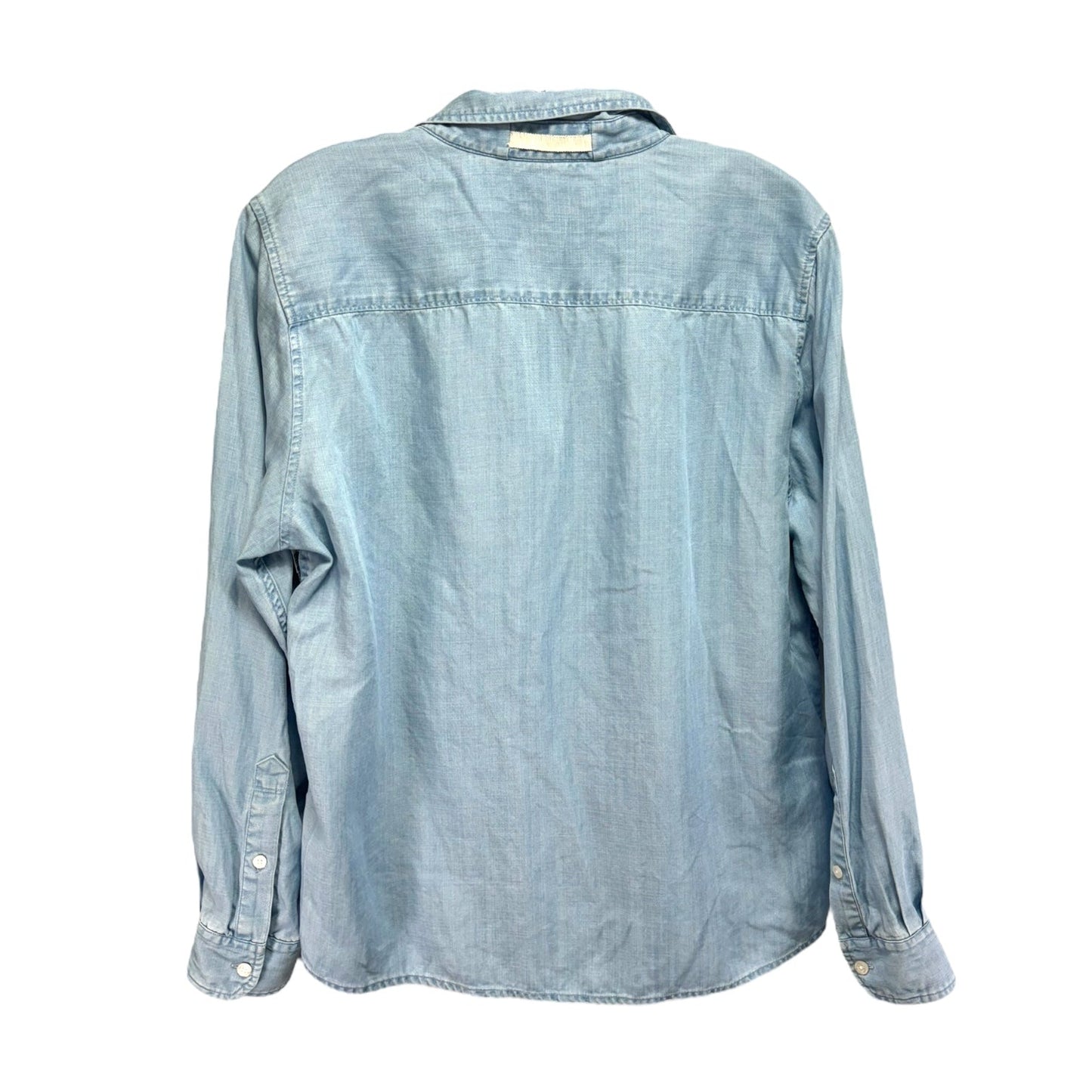 Top Long Sleeve By Tommy Bahama In Blue Denim, Size: L