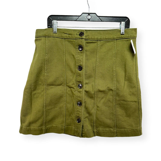 Green Skirt Mini & Short Banana Republic, Size 14