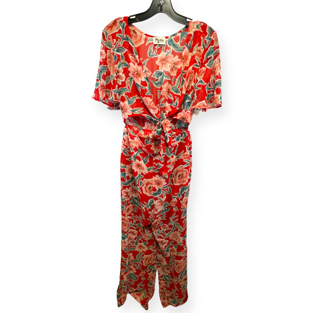 Jenna Floral Print Jumpsuit Show Me Your Mumu, Size M