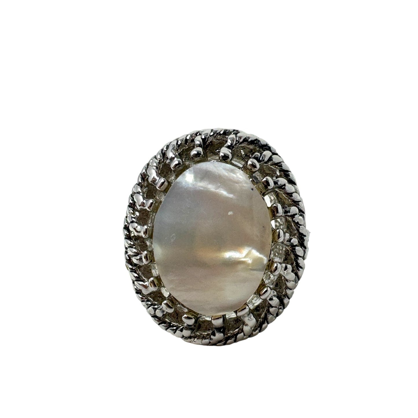 Pearlescent Statement Ring By Unknown Brand Size: 7