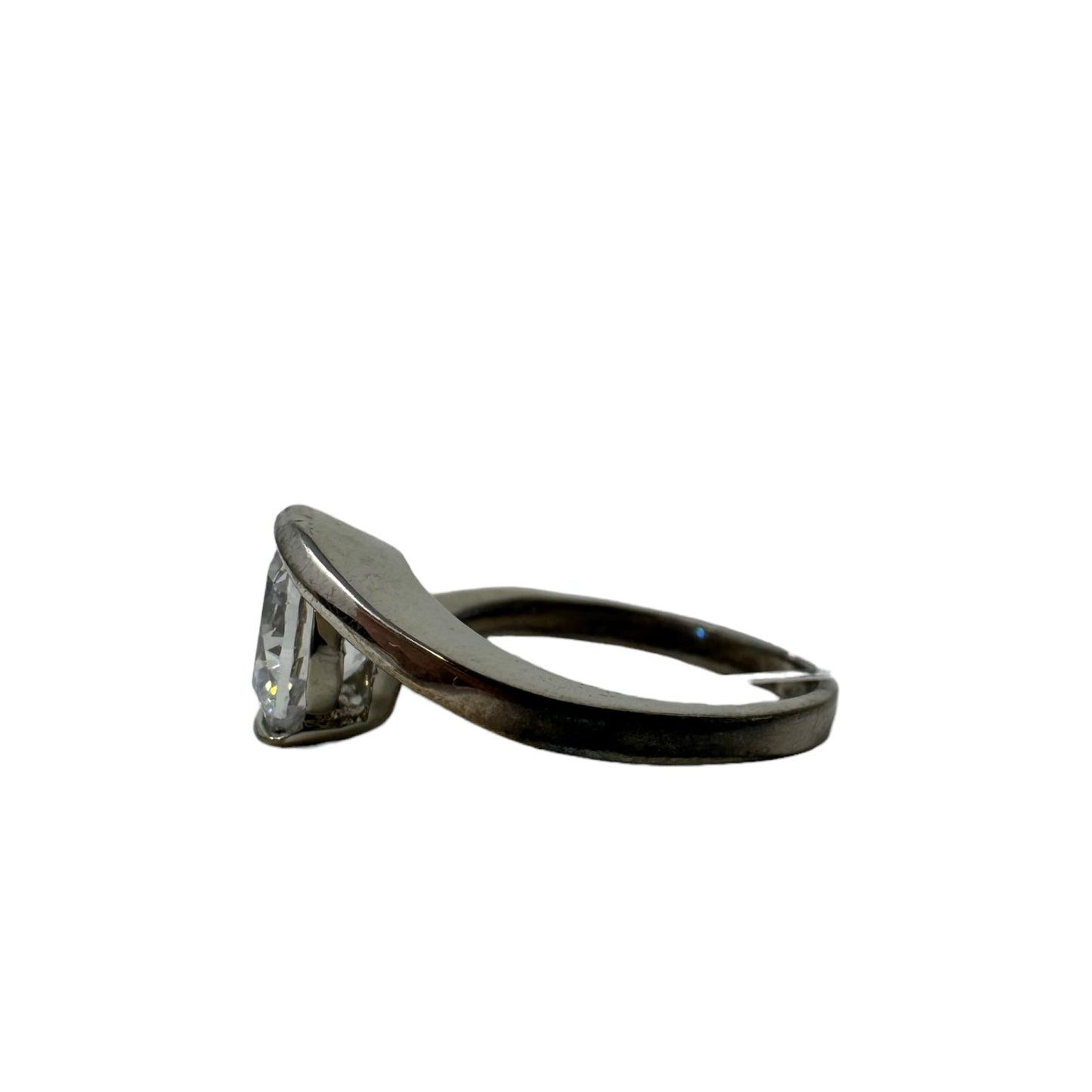 Bypass Solitaire Ring By Unknown Brand Size: 8