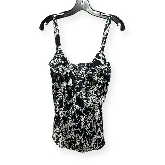 Blue & White Top Sleeveless Ann Taylor, Size M