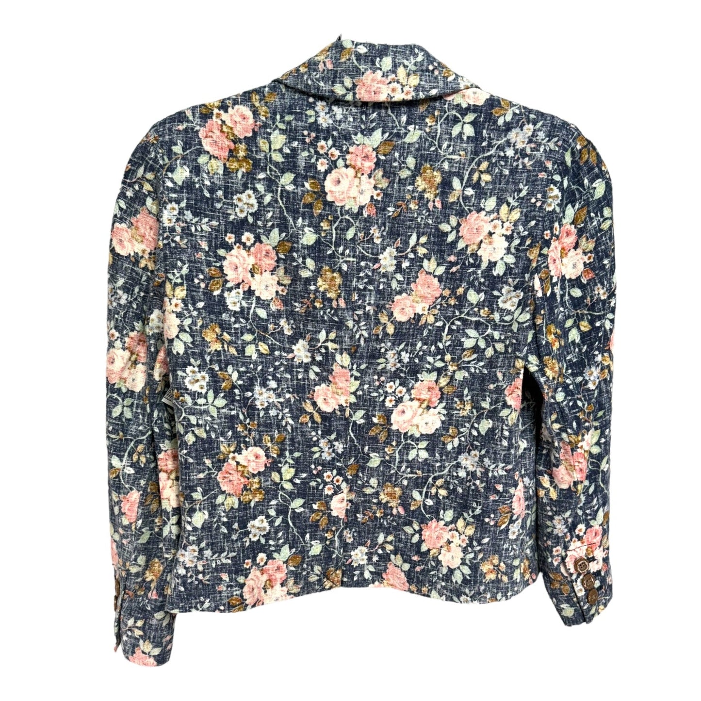 Floral Linen Blend Blazer By Daughters of the Liberation X Anthropologie  Size: 0