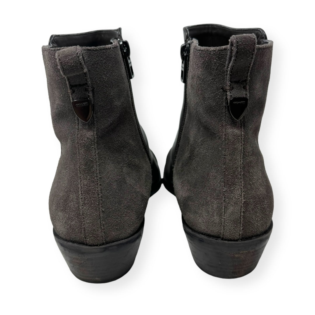 Carmen Semi Matte Calf Leather Boots Designer By Coach  Size: 9.5