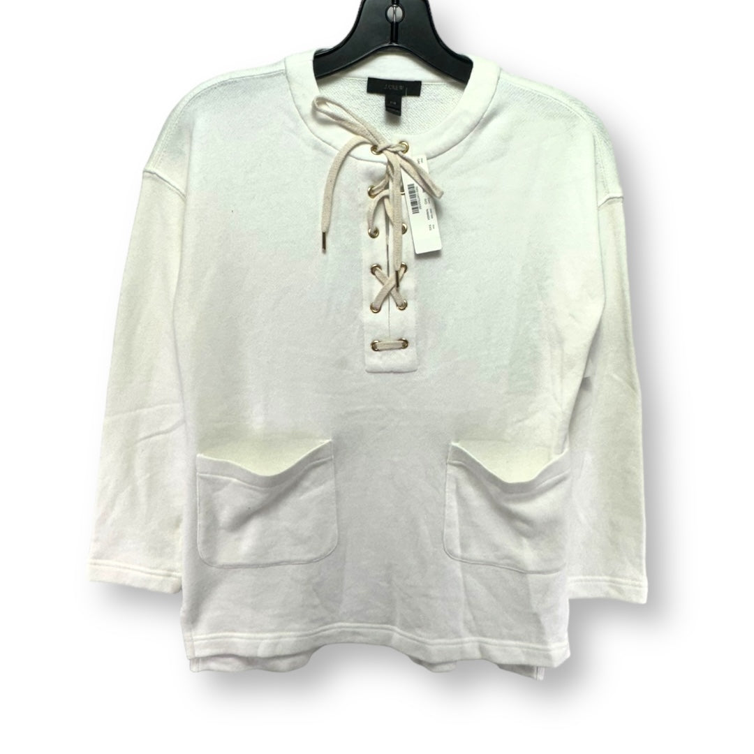 White Top Long Sleeve J. Crew, Size Xs