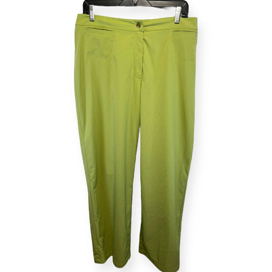 Green Athletic Pants Zenergy By Chicos, Size 12