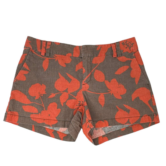 Red & Tan Shorts Loft, Size 8