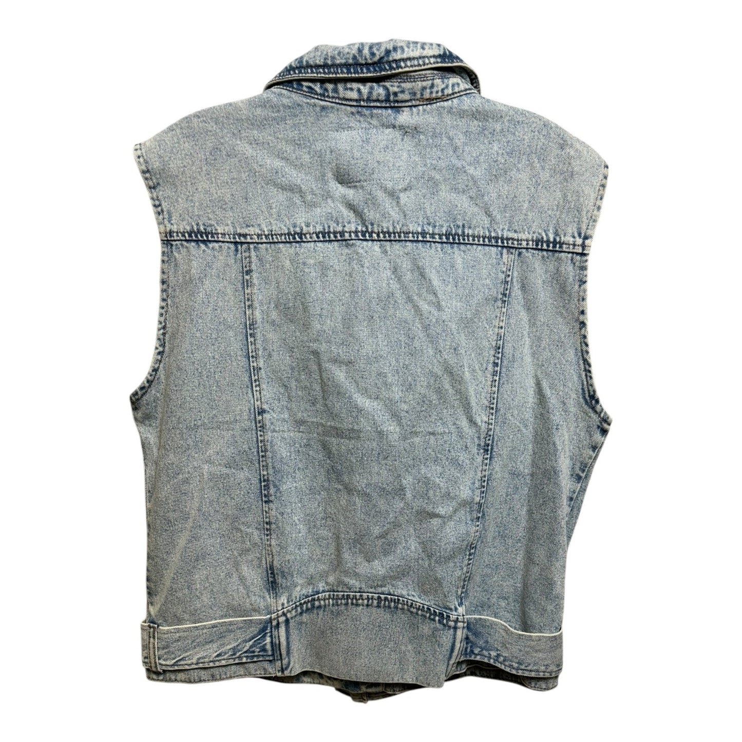 Denim Belted Vest By Blanknyc In Blue Denim, Size: M