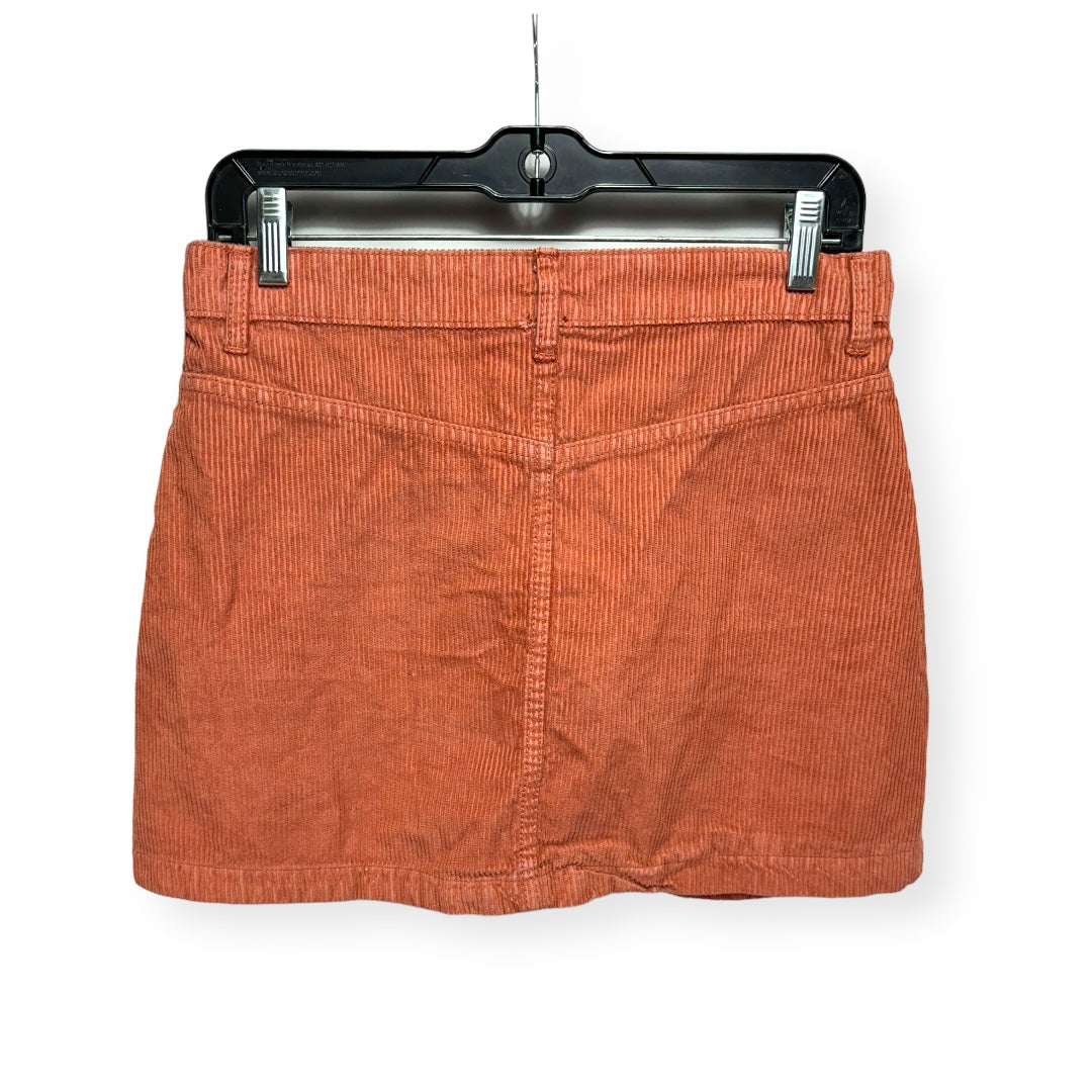 Orange Skirt Mini & Short Free People, Size 6