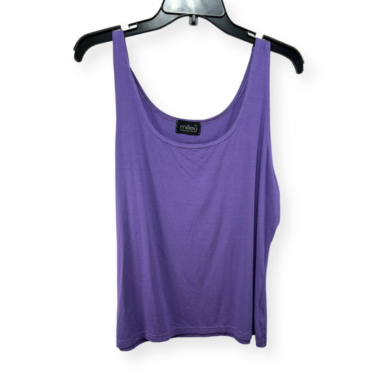 Purple Tank Top Milieu, Size Xl