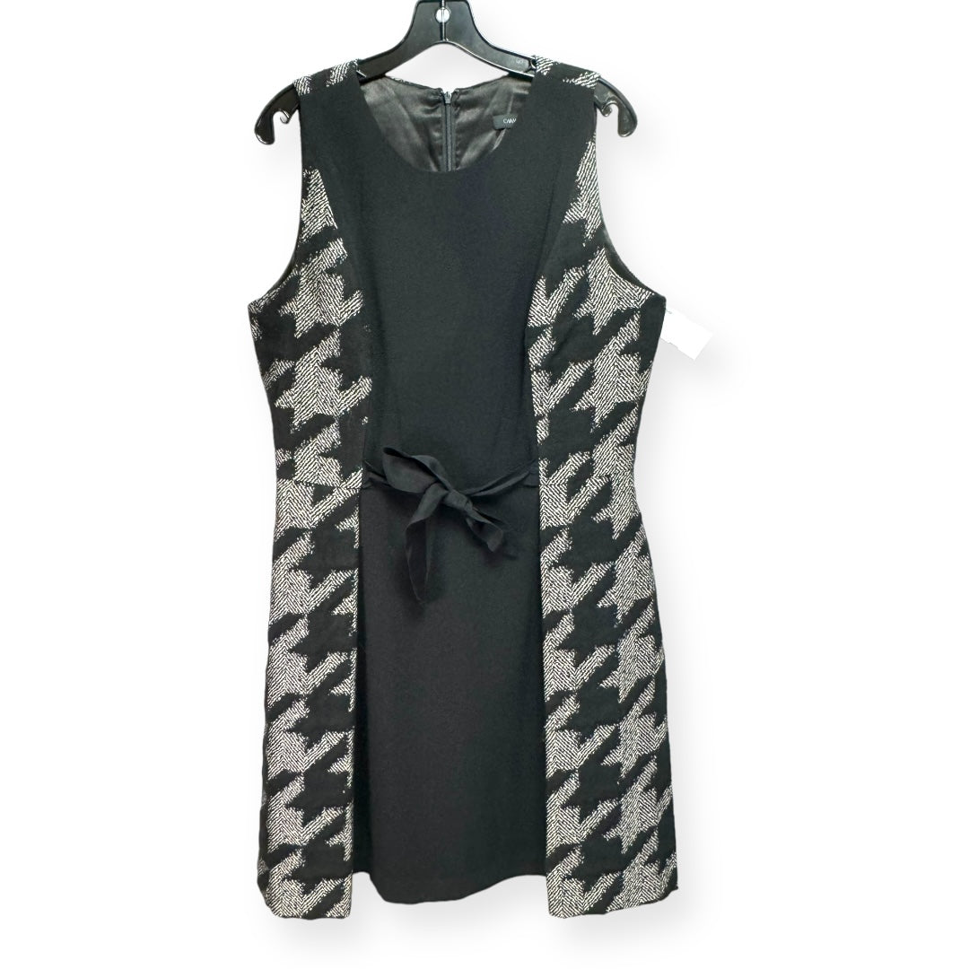Black & White Dress Designer Carmen Marc Valvo, Size 16