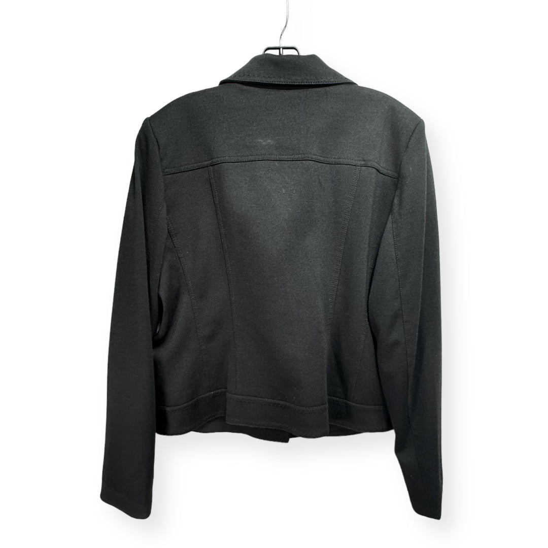 Black Jacket Moto T Tahari, Size 18