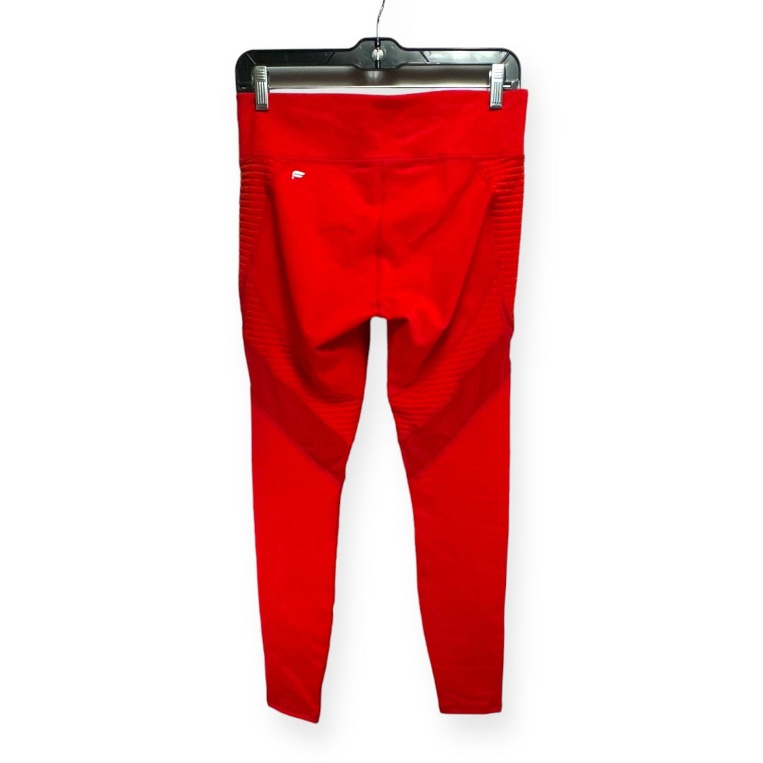 Red Athletic Leggings Fabletics, Size M