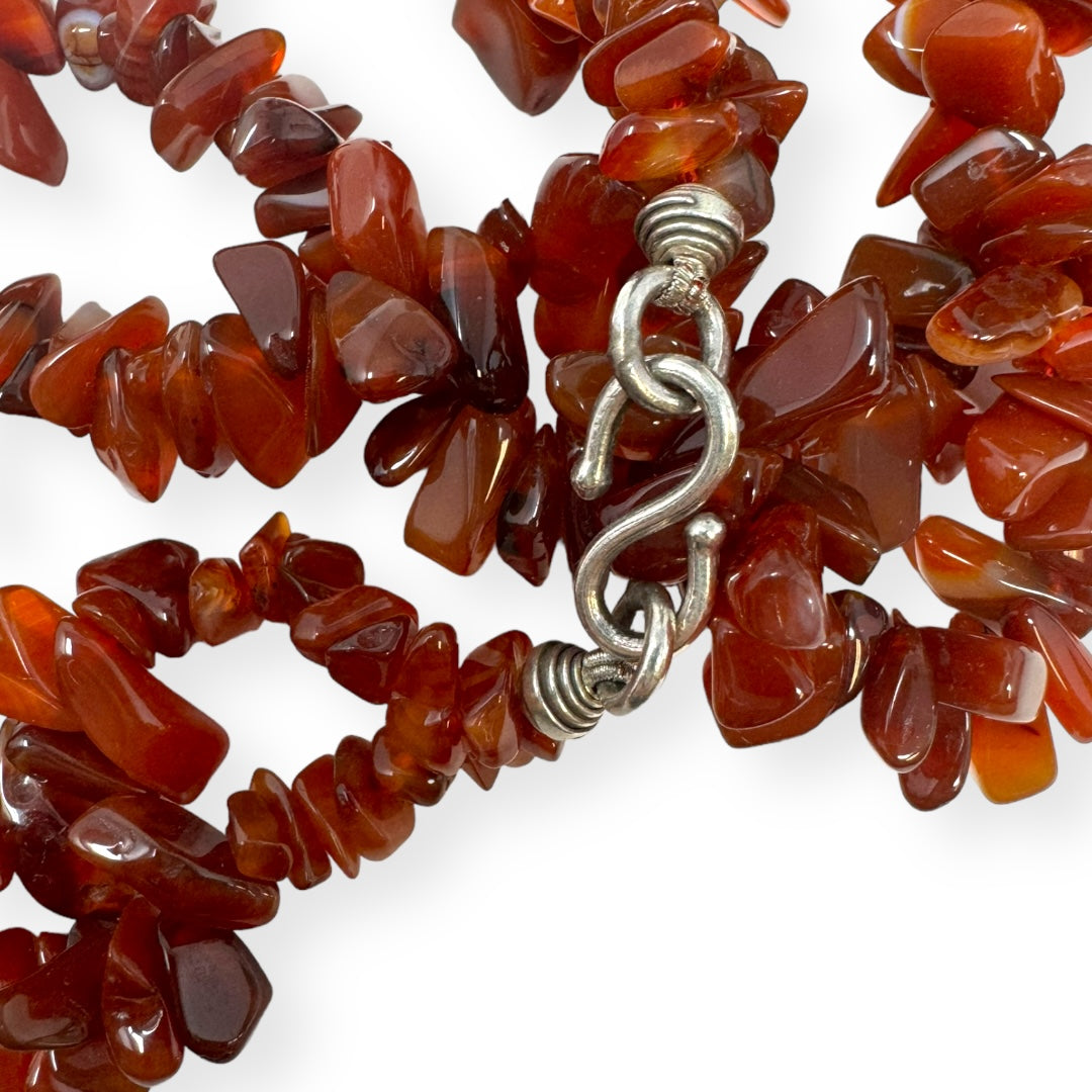 Carnelian Chip Necklace