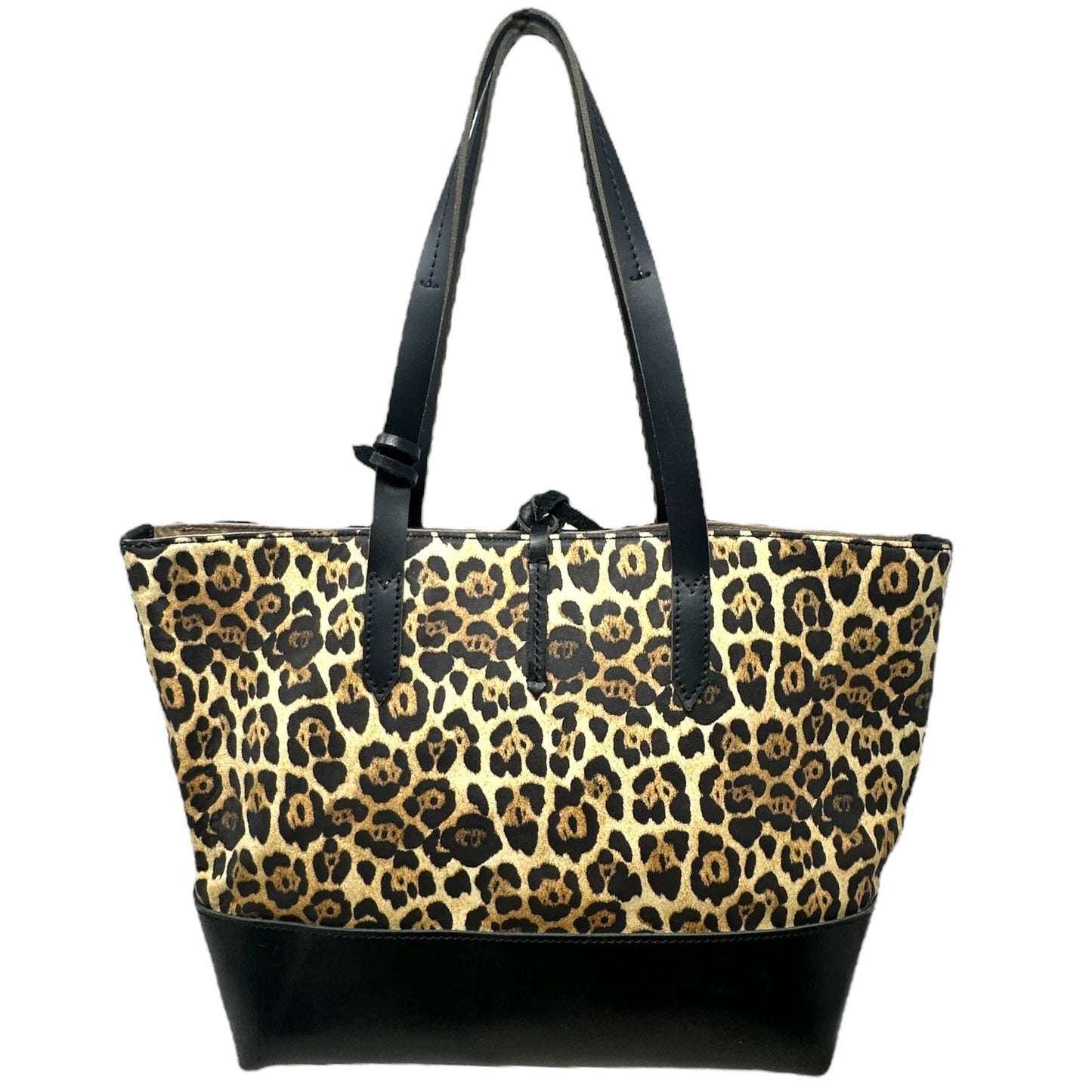 Uptown Tote By J. Crew in Leopard Print, Size: Large