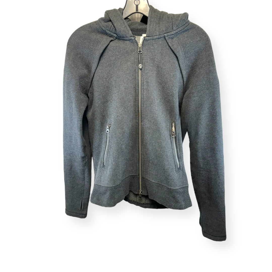 Grey Athletic Jacket Lululemon, Size 8