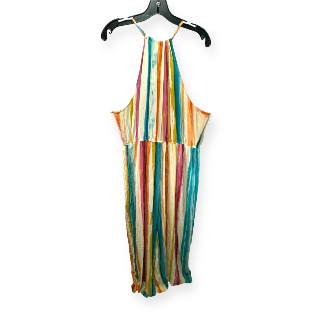 Striped Pattern Dress Casual Maxi Forever 21, Size 3x
