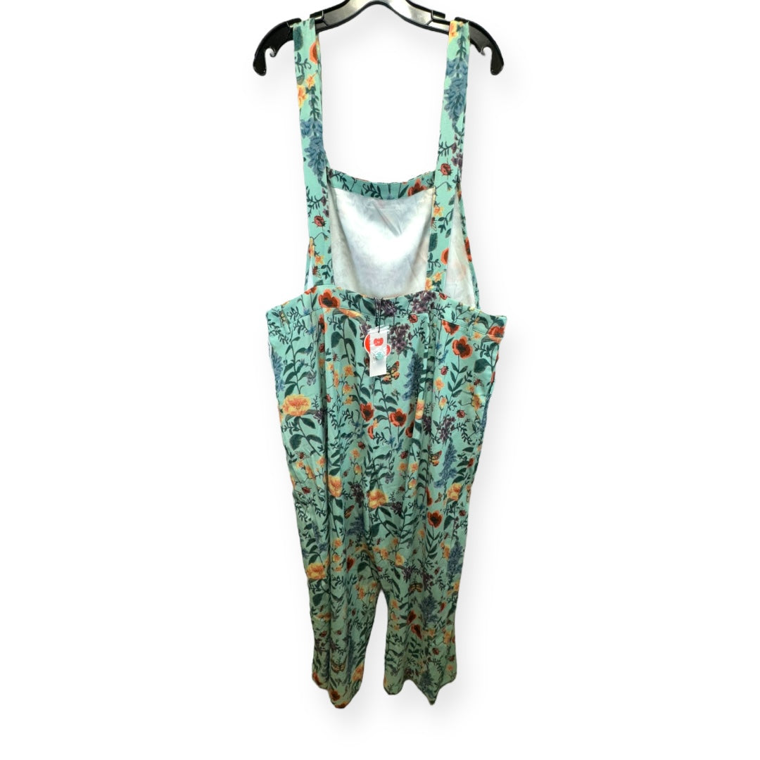 Multi-colored Overalls Cider, Size 2x