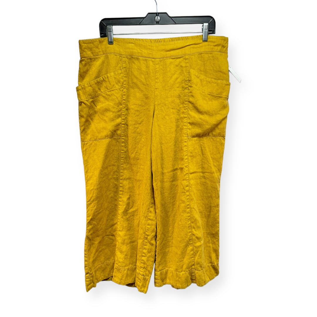 Yellow Pants Linen Ivy Jane, Size Xl