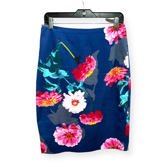 Floral Print Skirt Midi Banana Republic, Size 6
