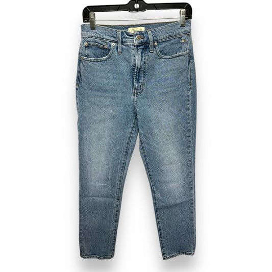 Jeans Straight By Madewell In Blue Denim, Size: 2