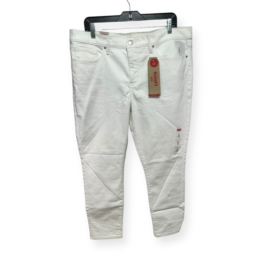 White Jeans Skinny Levis, Size 18