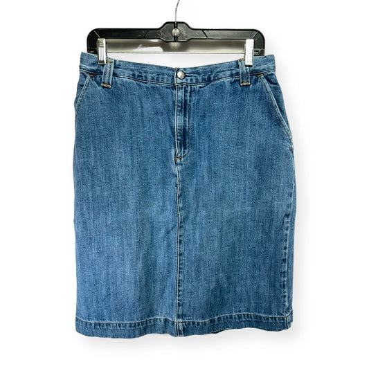 Blue Denim Skirt Midi Gap, Size 12