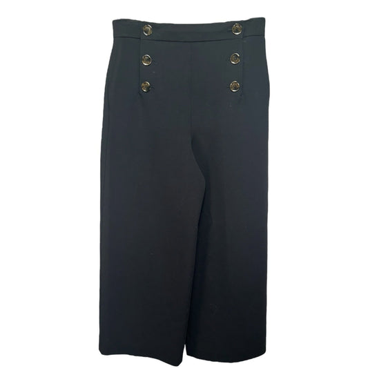 Soft Tailored Button Detailed High Waisted Pants Designer Karen Millen, Size 6