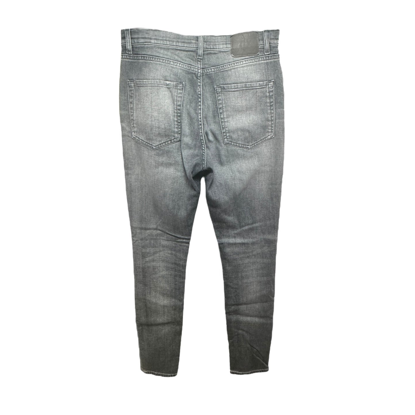 Mini Skinny Jeans in Washed Grey Designer 6397, Size 8/29