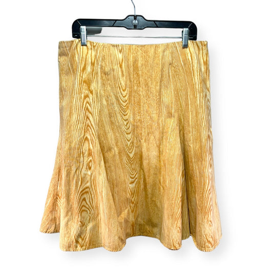 Tan Skirt Midi Isaac Mizrahi Target, Size 14