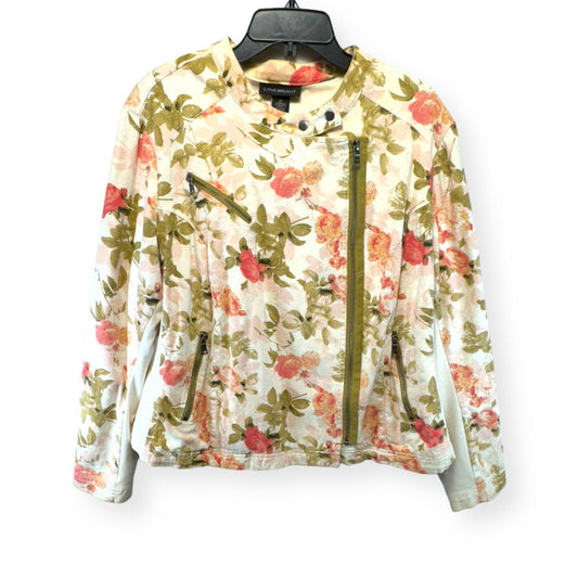 Floral Print Jacket Moto Lane Bryant, Size 24